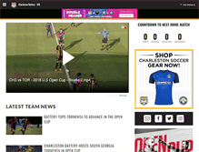 Tablet Screenshot of charlestonbattery.com